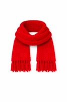 Hand-Knit Chunky Winter Scarf