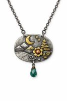 Hand-Forged Metal Art Necklace